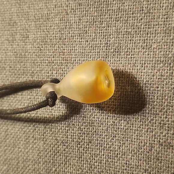 Om Potion Bottle Necklace, Yellow - Picture 3 of 3